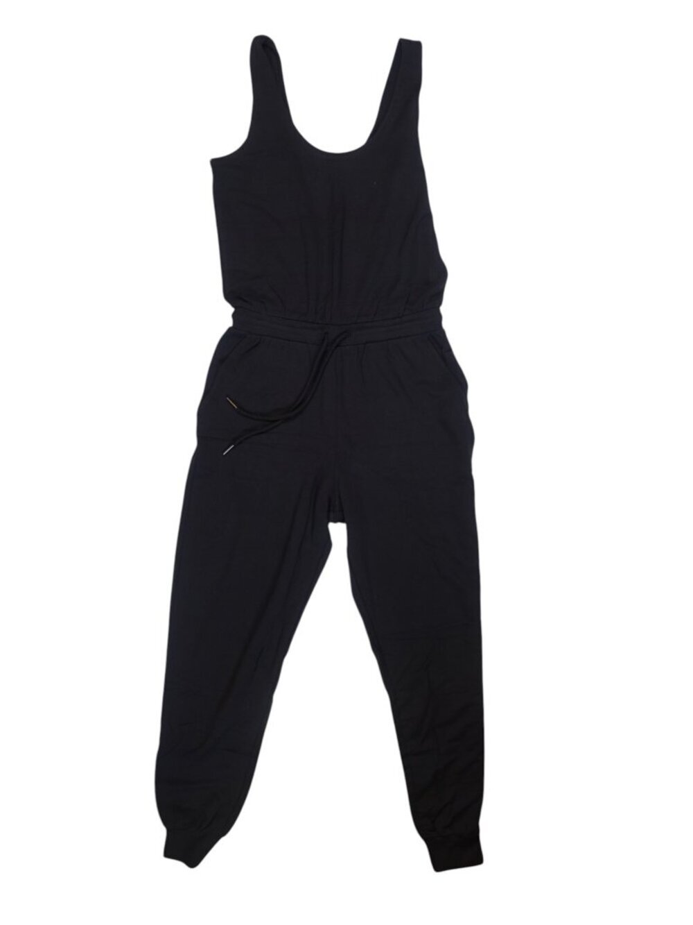 Athleta Scoop neck drawstring sleeveless Jumpsuit in Black Size XS NWT $98
